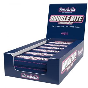12 X Barebells Double Bite 55g Caramel Crisp