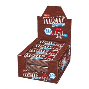 12 X M&m Hi Protein Bar 51 G Chocolate