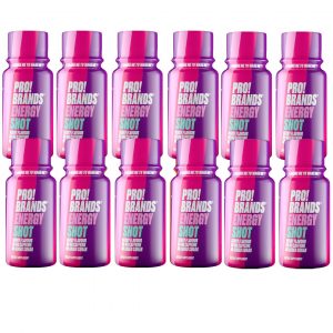 12 X Pro Brands Energy Shot 60 Ml Berry