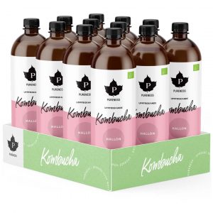 12 X Pureness Kombucha Eko 370 Ml Hallon
