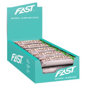 15 X Fast Rox Protein Bar 55 G Mud Cake White Choco Crisp