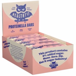 20 X Healthyco Proteinella Protein Bar 35 G White Chocolate