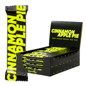 20 X Veganhey Vegan Bar 55 G Cinnamon Apple Pie