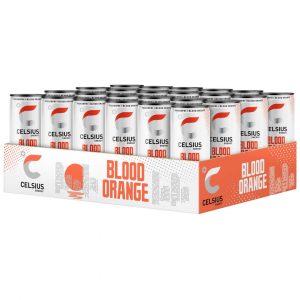24 X Celsius 355 Ml City Pulse Ruby Orange