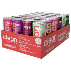 24 X Clean Drink 330 Ml