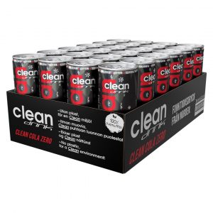 24 X Clean Drink 330 Ml Cola Zero