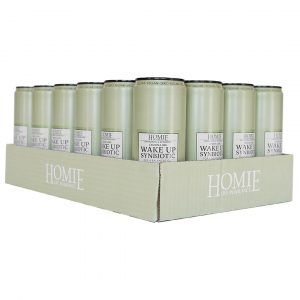 24 X Homie Wake Up Synbiotic 330 Ml Lemon Lime