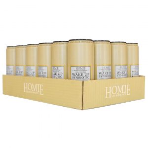 24 X Homie Wake Up Synbiotic 330 Ml Pineapple Pear