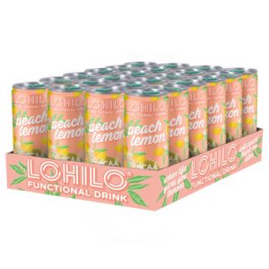 24 X Lohilo Functional Bcaa Drink 330 Ml Peach Lemon