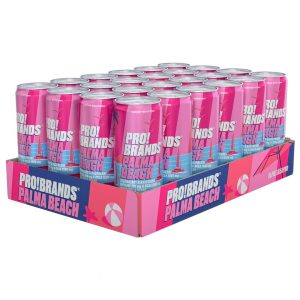 24 X Pro Brands Bcaa Drink Vacay Edition 330 Ml Palma Beach