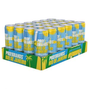 24 X Pro Brands Bcaa Drink Vacay Edition 330 Ml Rio De Janeiro