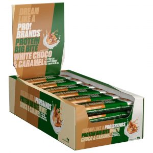 24 X Pro Brands Big Bite 45 G White Choco & Caramel