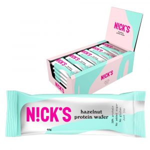 25 X Nicks Protein Wafer 40 G Hazelnut