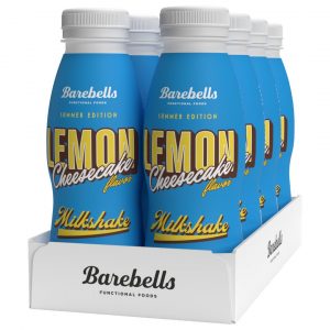 8 X Barebells Milkshake 330 Ml Lemon Cheesecake