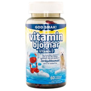 Active Care Vitaminbjörnar D-vitamin 60 tuggisar