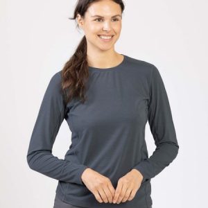Active Wool Long Sleeve Women Blå