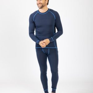 Active Wool Set Men Mörkblå