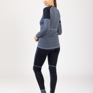 Active Wool Set Women Blå