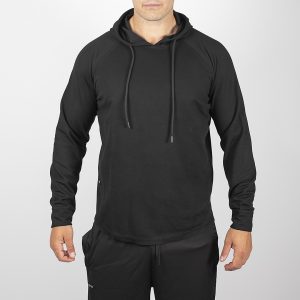 Actly Gym Thermal Hoodie Black