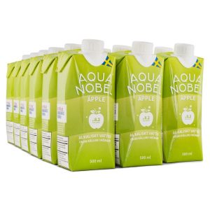 Aqua Nobel Stilla Källvatten 500 ml Äpple 12-pack