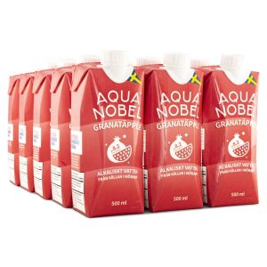 Aqua Nobel Stilla Källvatten 500 ml Granatäpple 12-pack