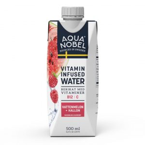 Aqua Nobel Vitaminvatten 500 Ml Vattenmelon Hallon