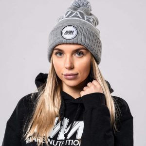 Aware Pompom Knit Mössa Grå