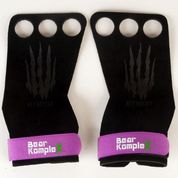 Bear Komplex 3hole Hand Grips Purple L