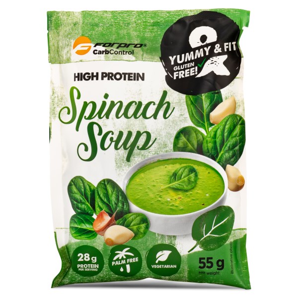 Forpro Carb Control High Protein Soup Spinach 55 g