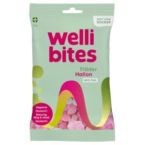 Wellibites Candy 70 G Fläder & Hallon