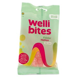 Wellibites Fläder & Hallon 70 g