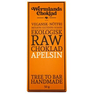 WermlandsChoklad Rawchoklad EKO 50 g Apelsin