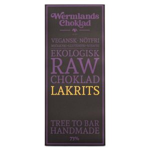 WermlandsChoklad Rawchoklad EKO 50 g Lakrits