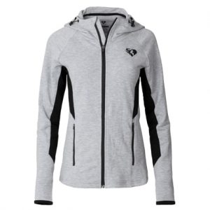 Womens Best Fit Zip Hoodie Grey/black