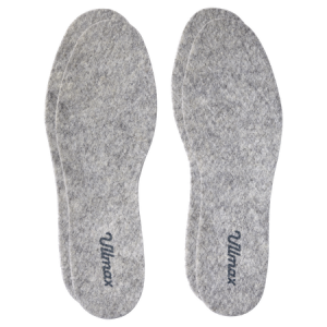 Wool Felt Insoles Adult 2-P Grå