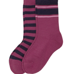 Wool Sock Kids 2-p Rosa/Blå