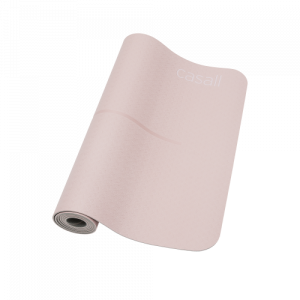 Yogamatta Casall Yoga mat position 4mm - Lucky pink/grey