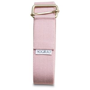 Yogiraj Yoga Belt Standard Heather Pink
